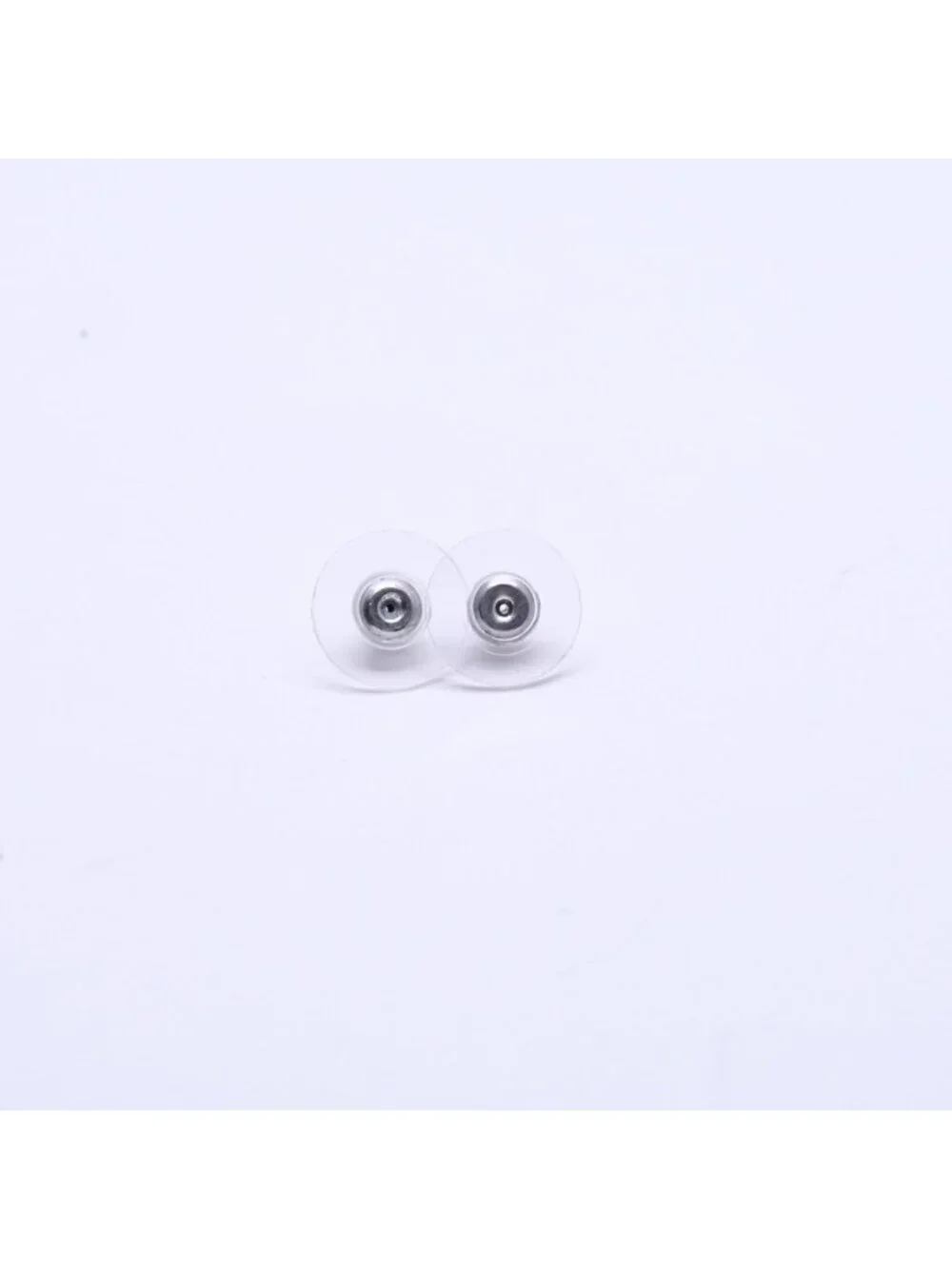 Chanel Earrings CC Logo Rhinestone Silver 03